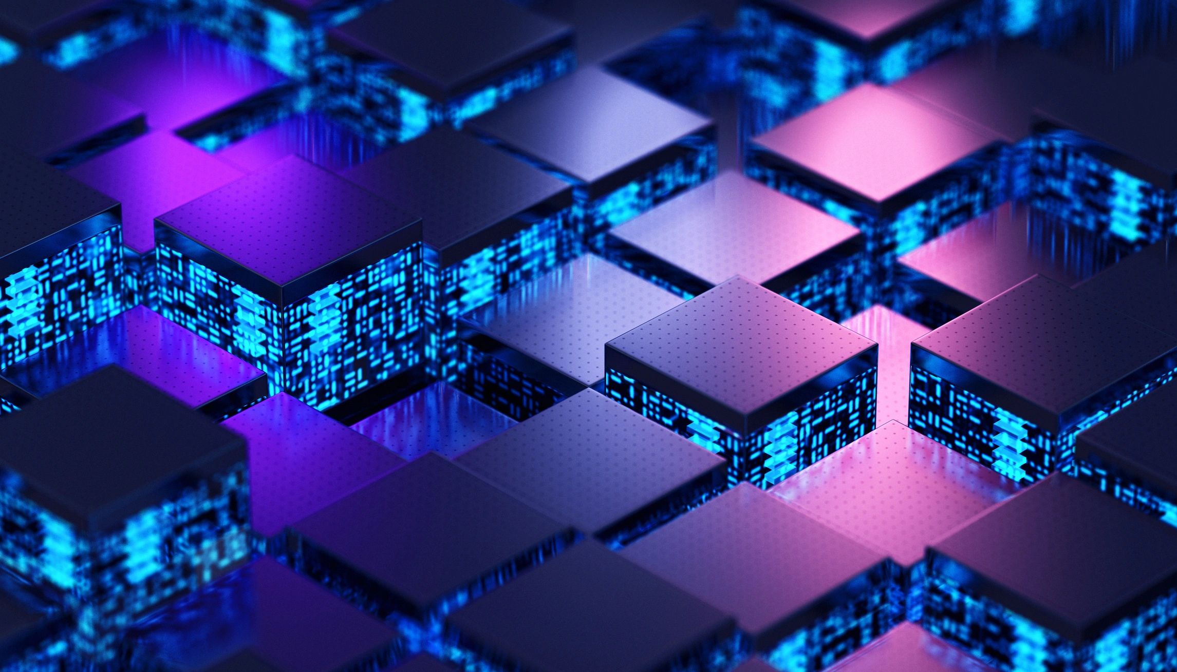 blockchain technology abstract