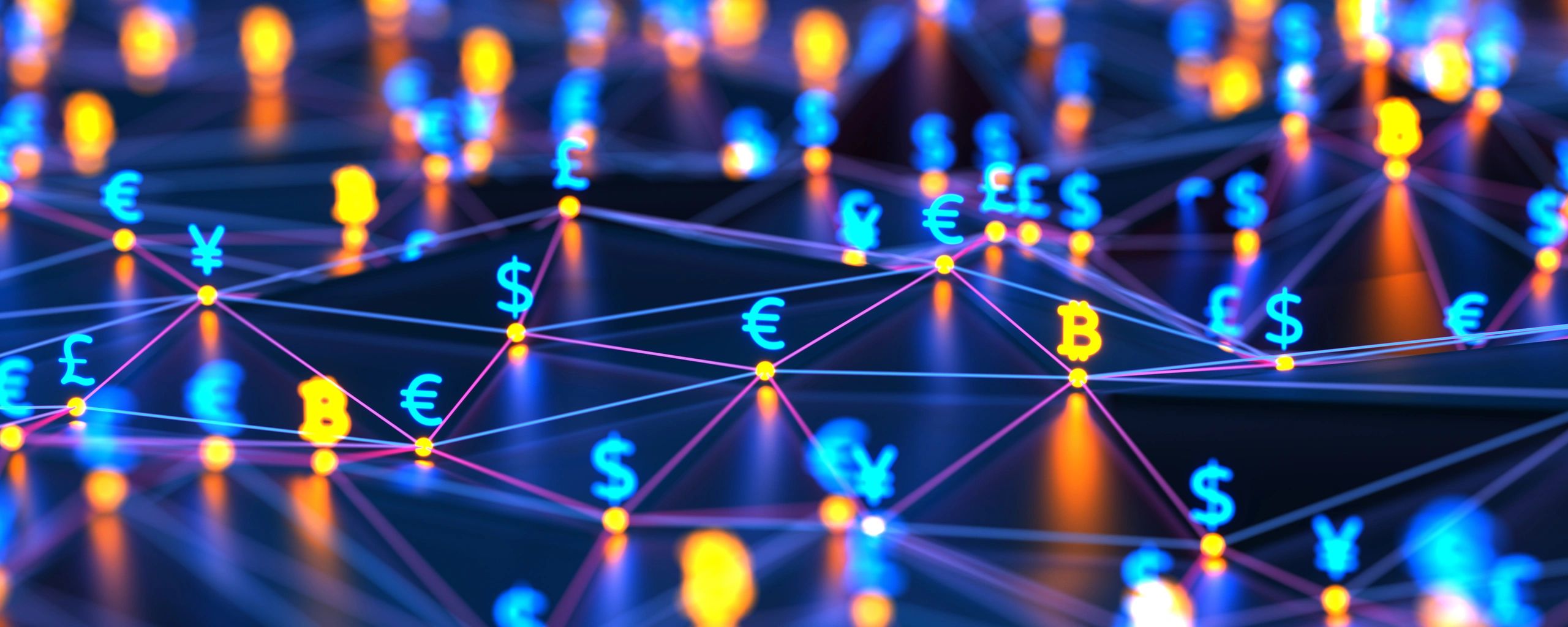cryptocurrency network illustration
