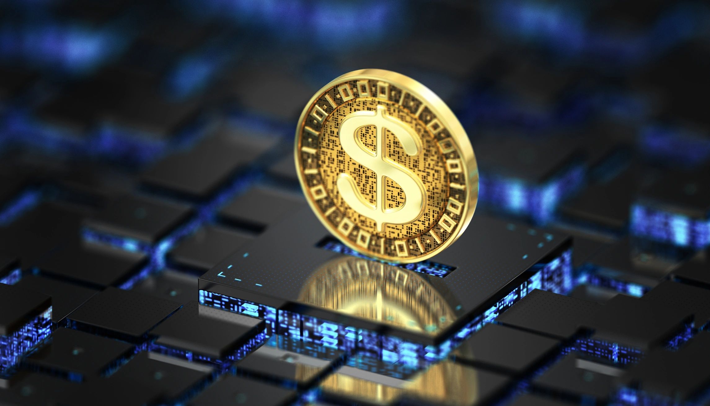 cryptocurrency network illustration
