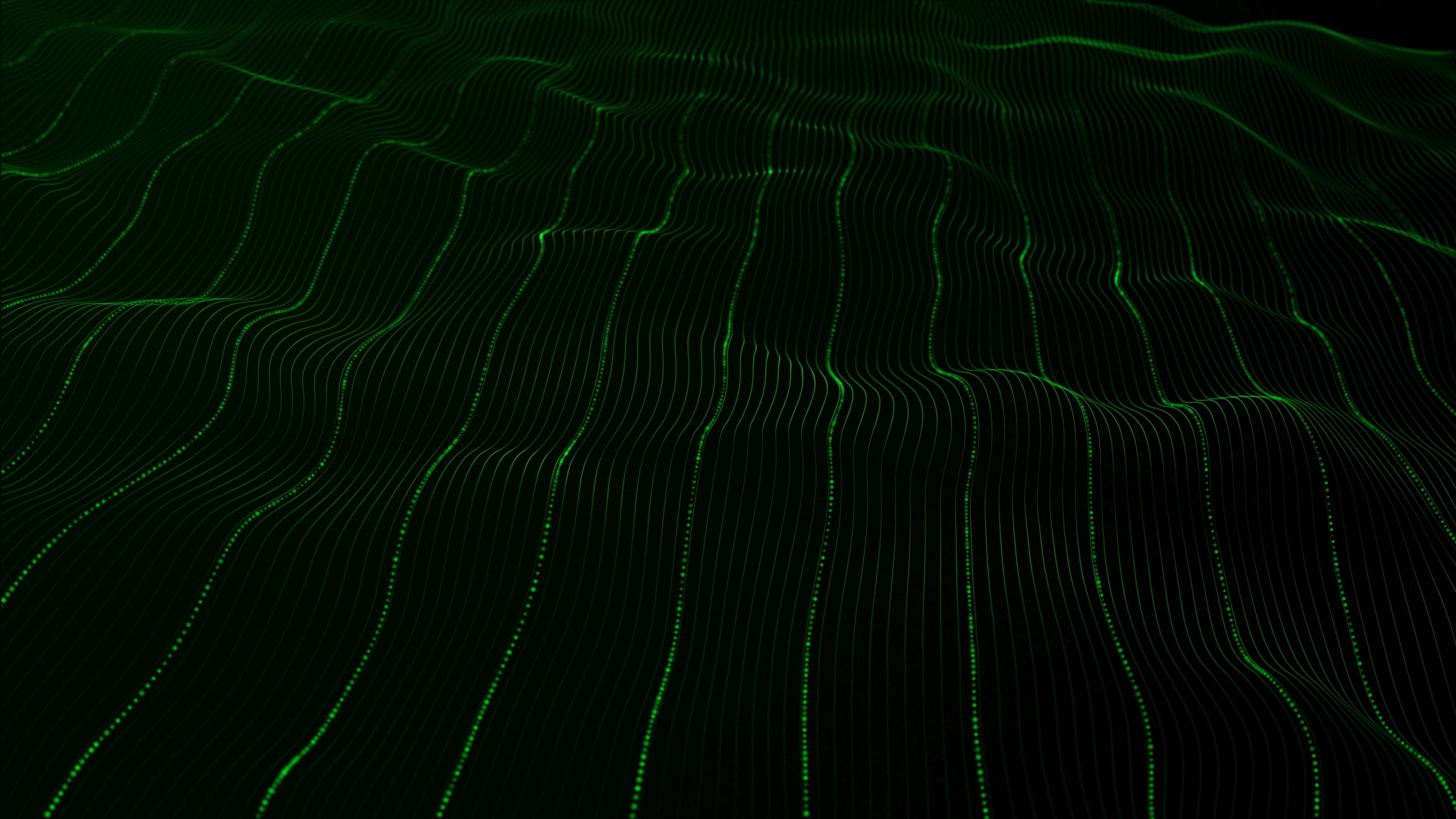 modern blockchain technology abstract green