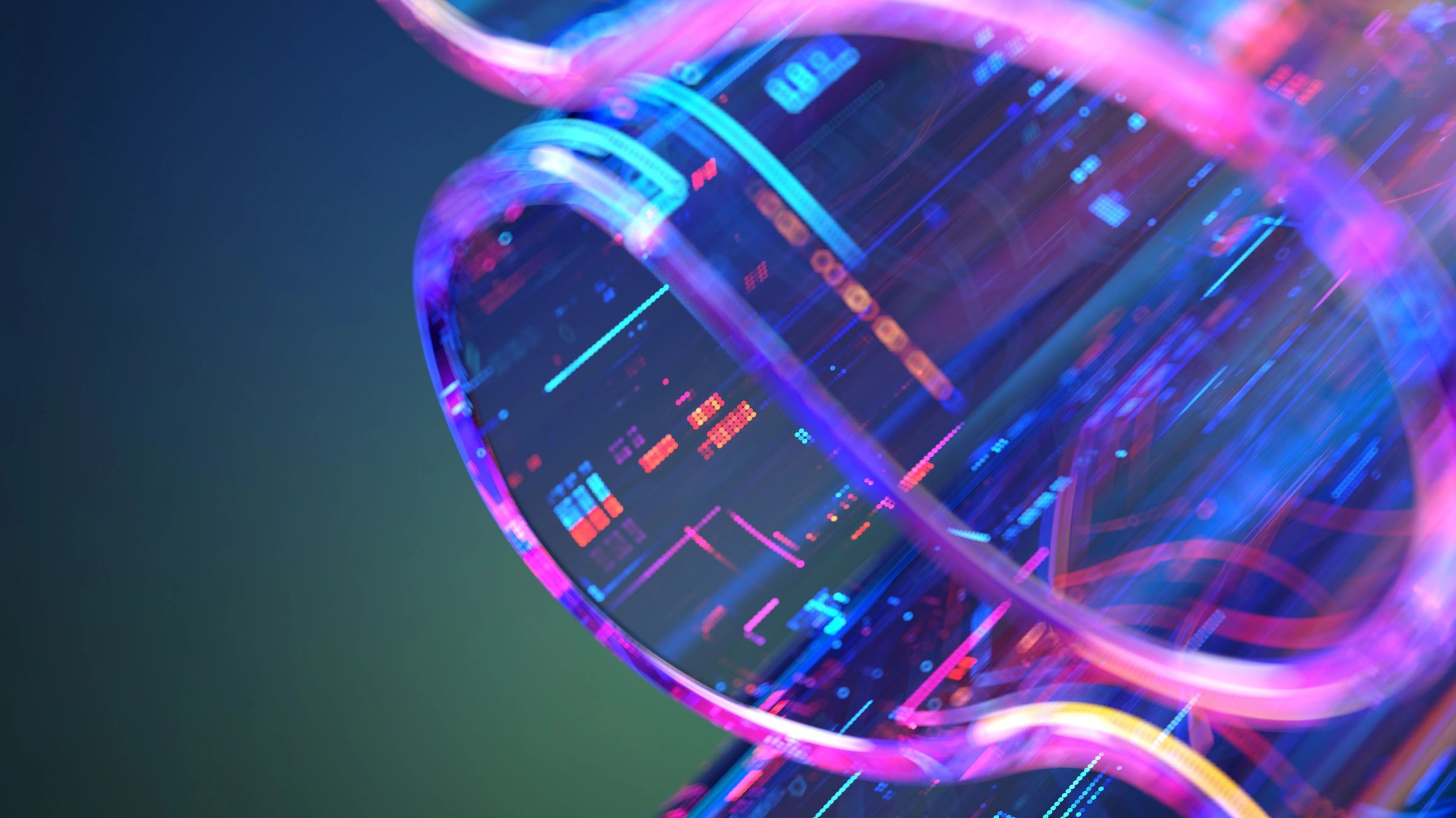 blockchain network abstract