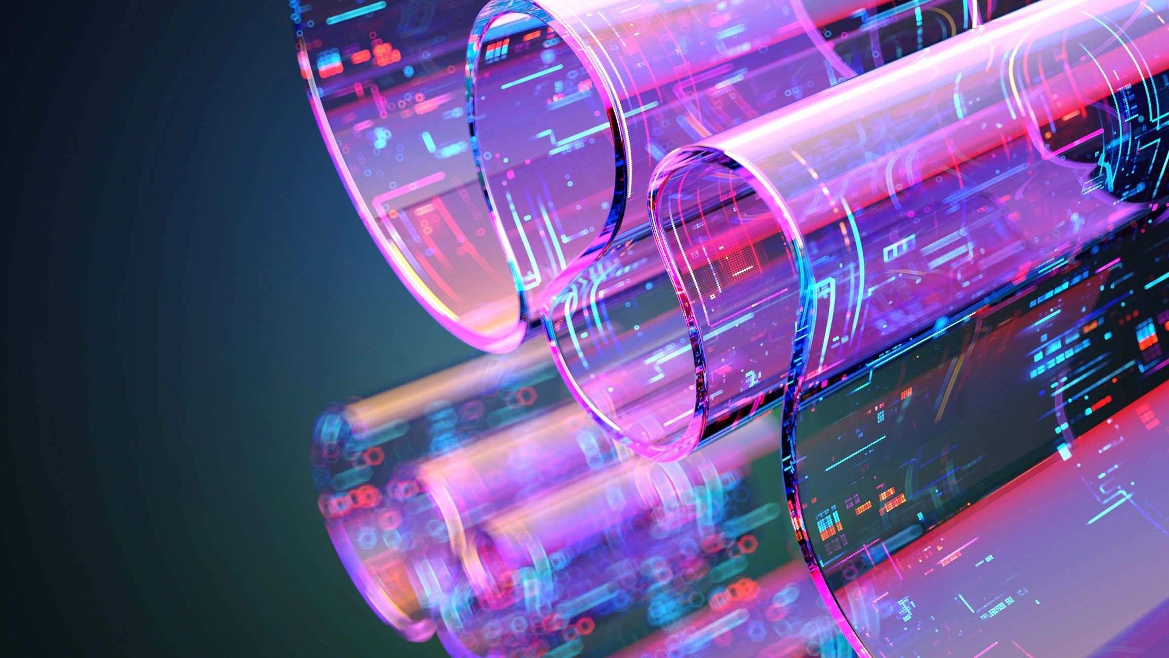 blockchain technology abstract